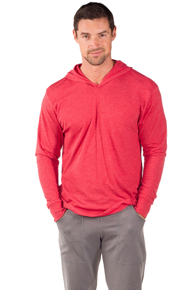 Long Sleeve Triblend Pullover Hoodie